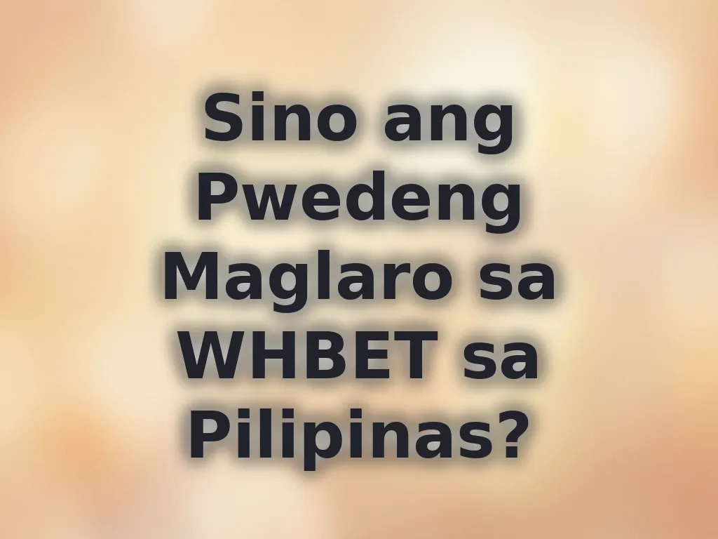 Kwalipikasyon sa Paglalaro